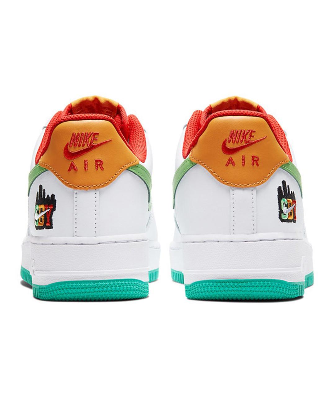 NIKE Белые кожаные кроссовки, фото 5