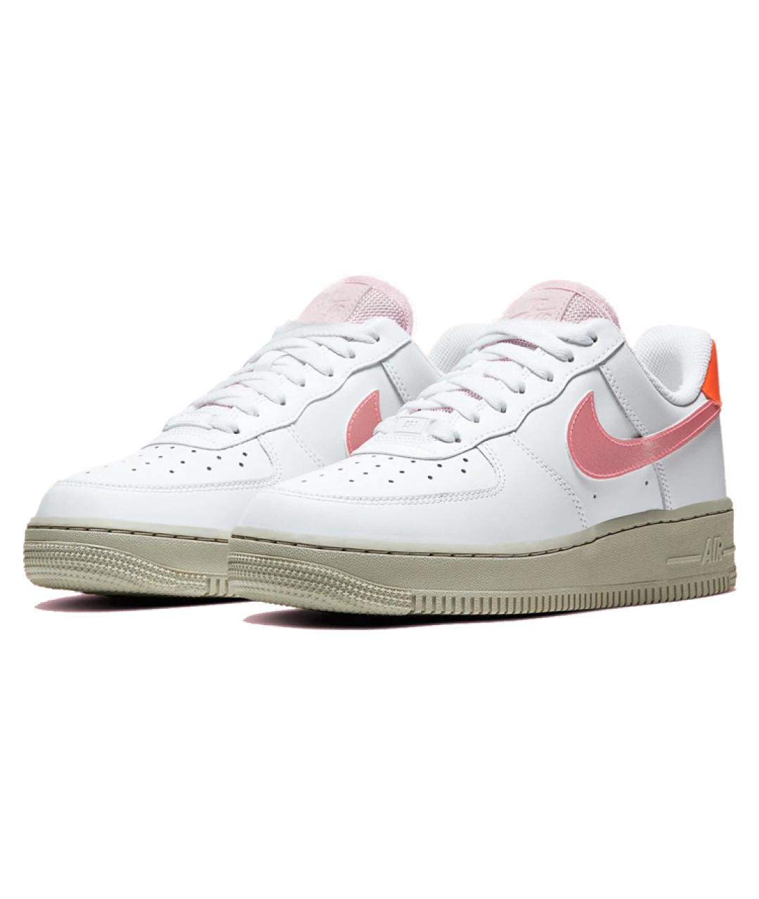 NIKE Белые кожаные кроссовки, фото 4