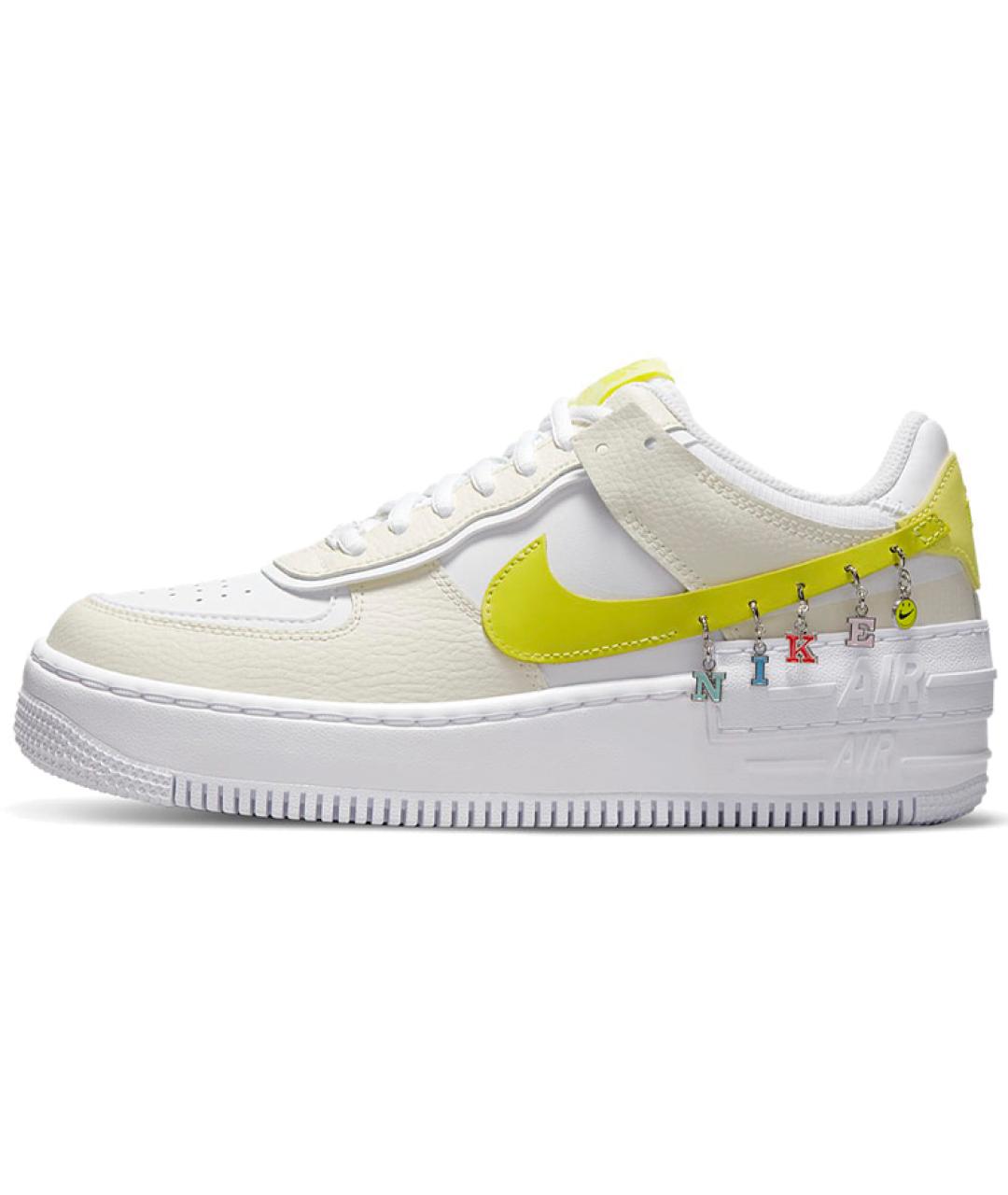 NIKE Белые кожаные кроссовки, фото 3