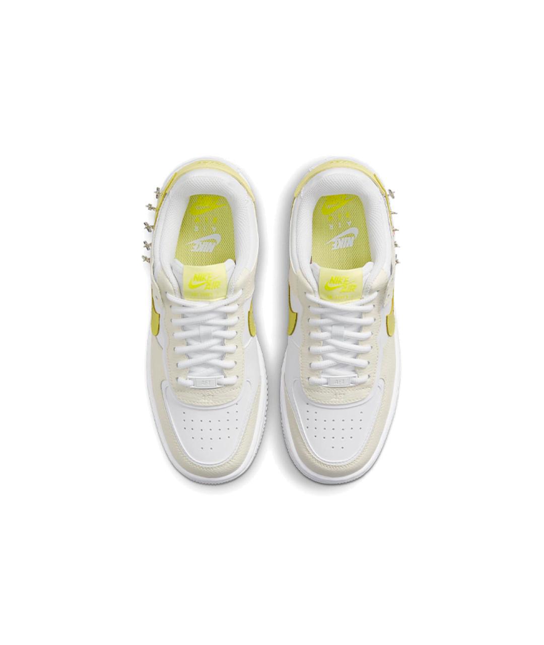 NIKE Белые кожаные кроссовки, фото 5