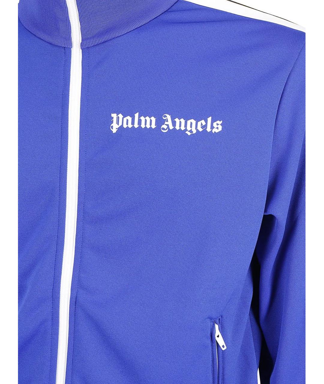 PALM ANGELS Синяя полиэстеровая спортивная куртка, фото 3