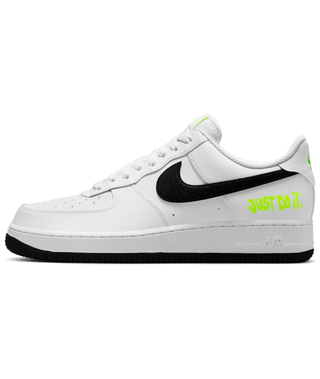 NIKE Белые кожаные низкие кроссовки / кеды, фото 5