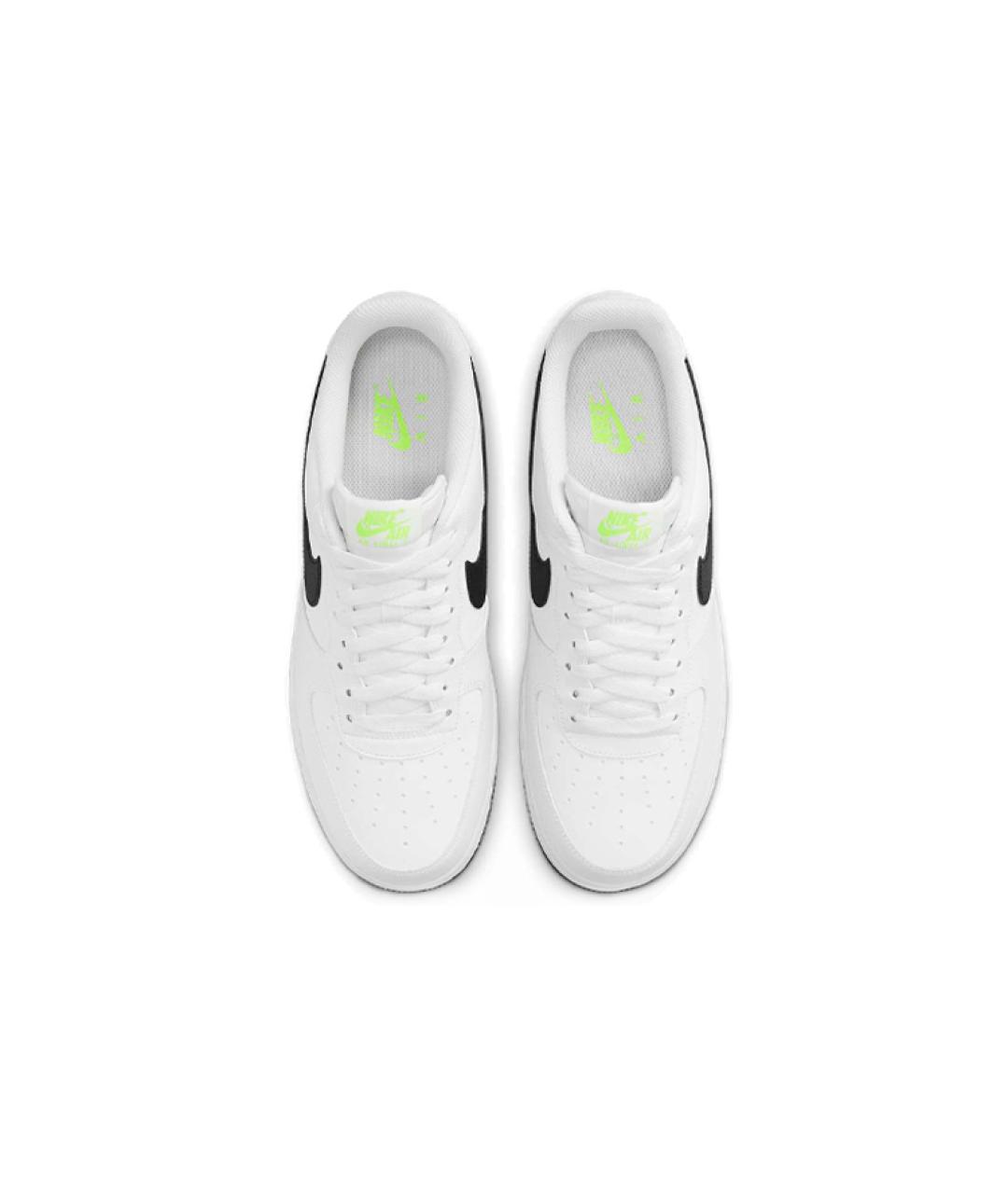 NIKE Белые кожаные низкие кроссовки / кеды, фото 4