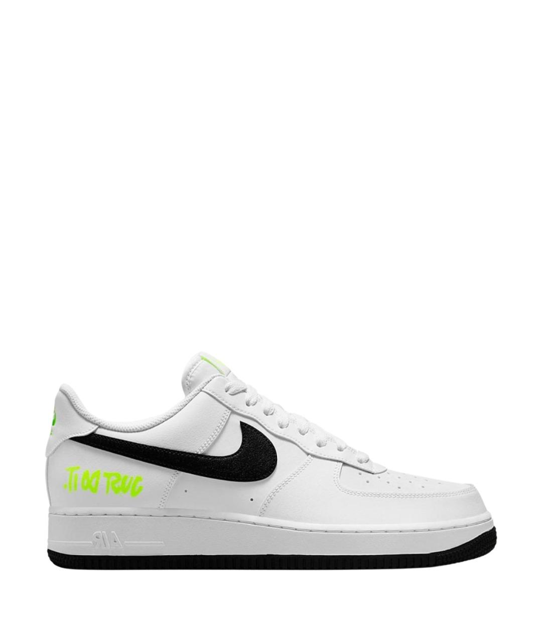 NIKE Белые кожаные низкие кроссовки / кеды, фото 1