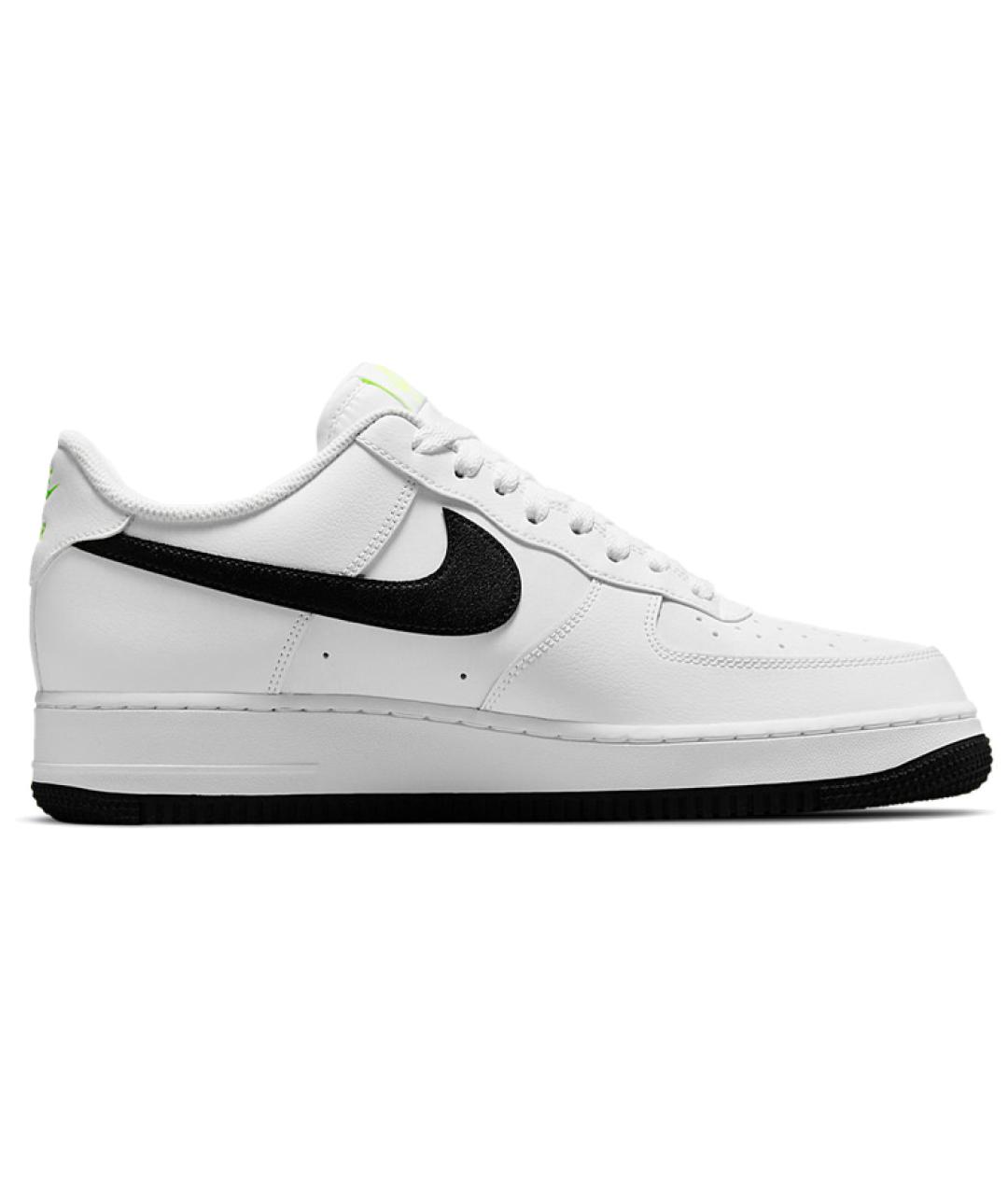 NIKE Белые кожаные низкие кроссовки / кеды, фото 2