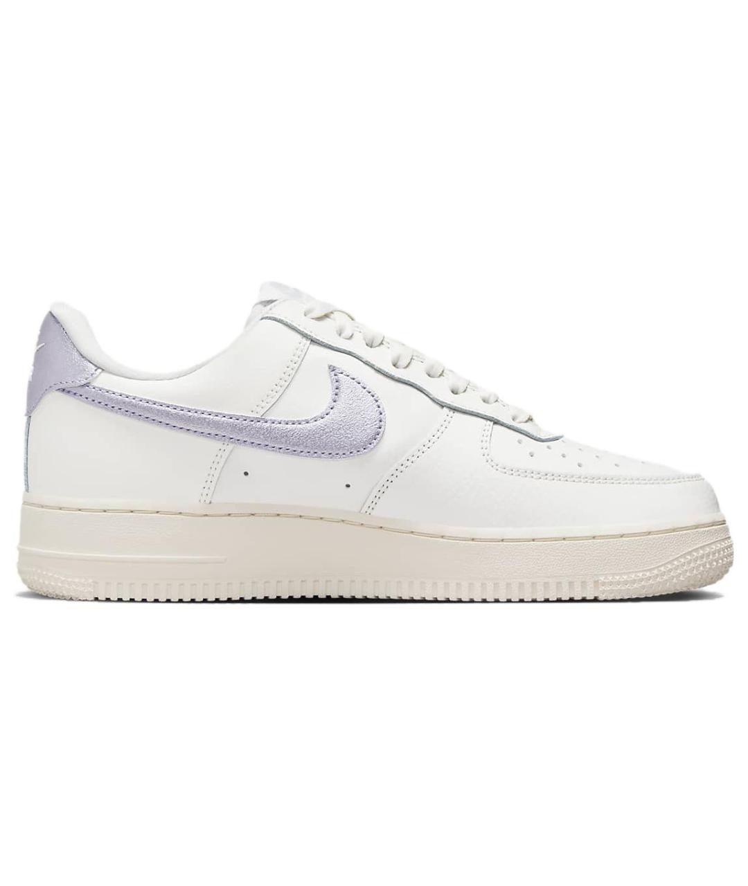 NIKE Фиолетовые кожаные кроссовки, фото 3