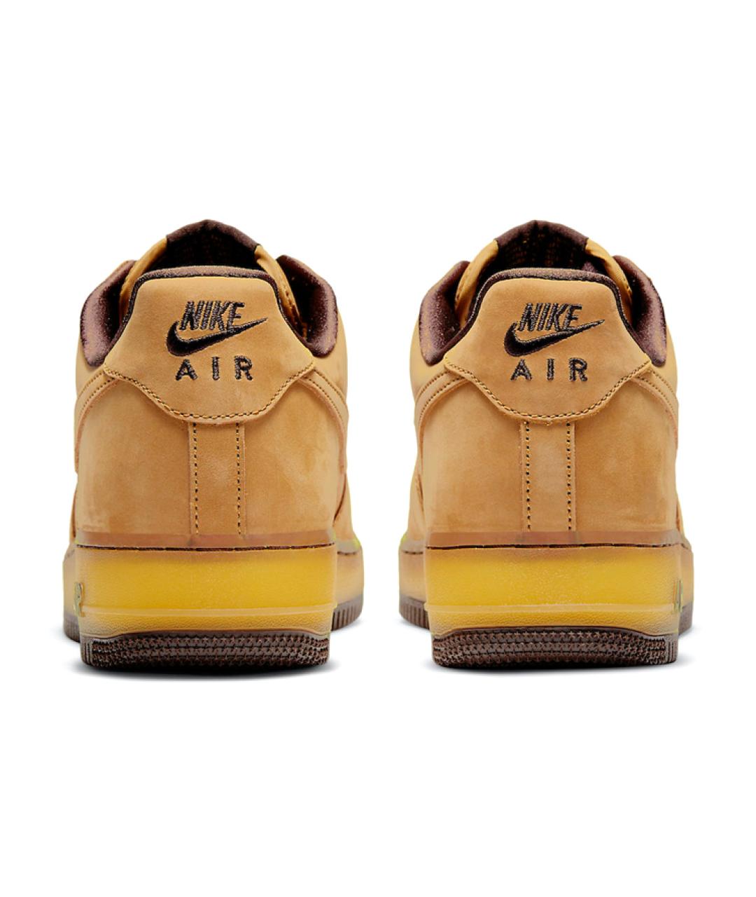 NIKE Коричневые кожаные кроссовки, фото 6