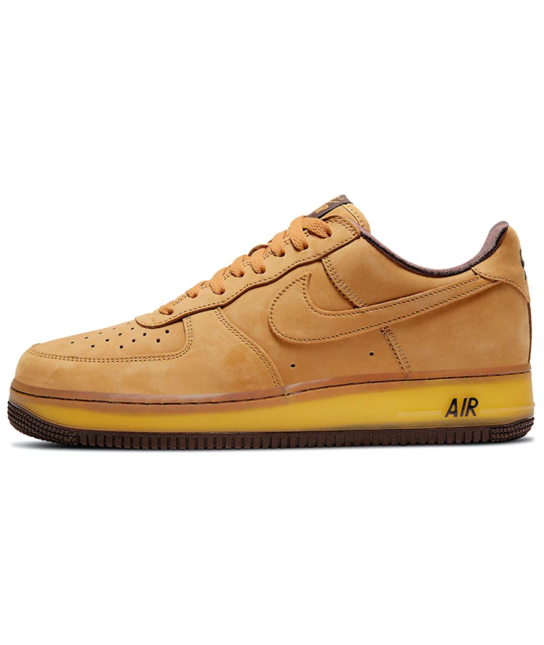 NIKE Коричневые кожаные кроссовки, фото 3