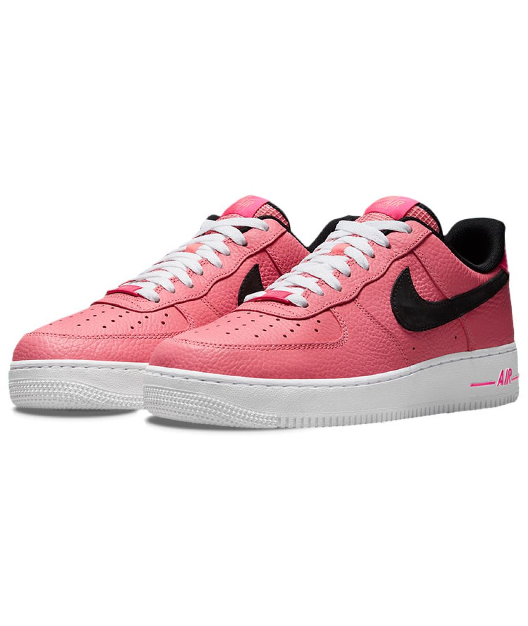 NIKE Розовые кожаные низкие кроссовки / кеды, фото 4