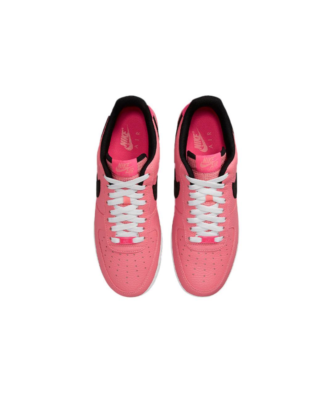 NIKE Розовые кожаные низкие кроссовки / кеды, фото 5