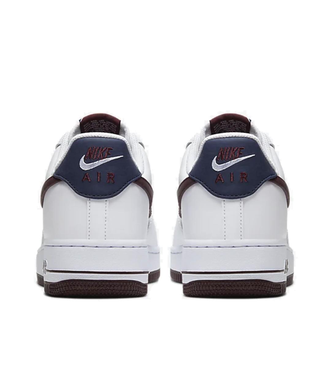 NIKE Белые кожаные низкие кроссовки / кеды, фото 5