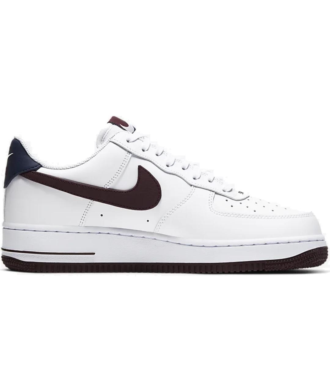NIKE Белые кожаные низкие кроссовки / кеды, фото 3