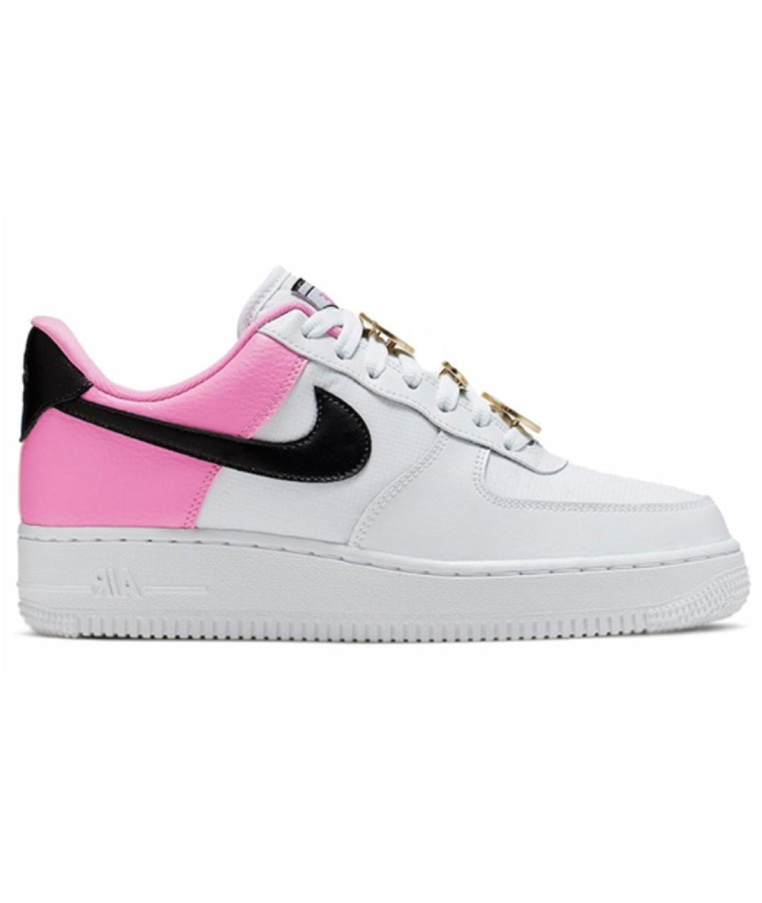 NIKE Белые кожаные кроссовки, фото 1