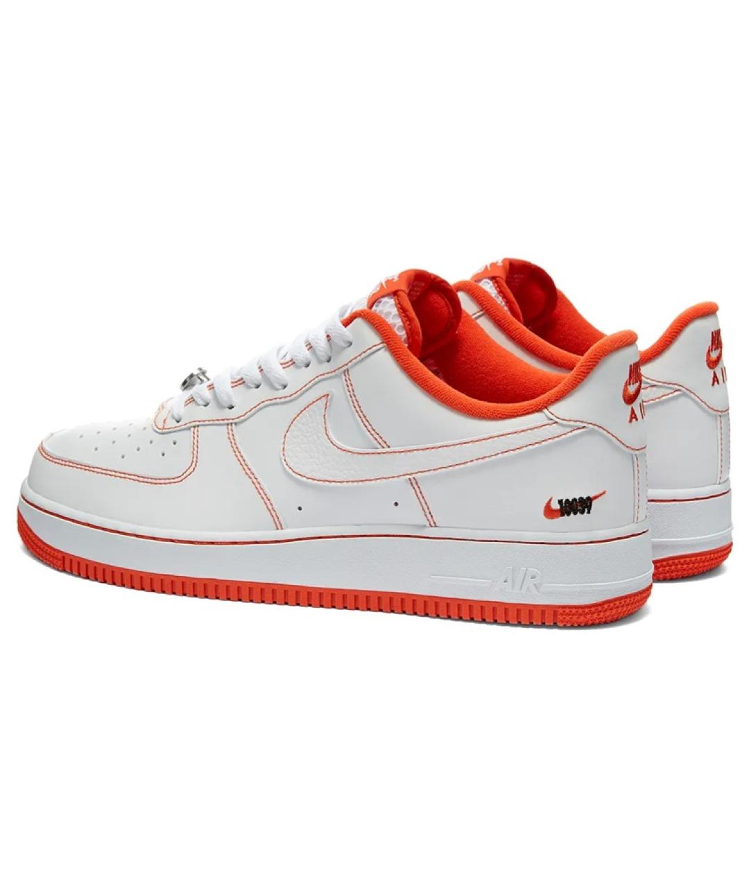 NIKE Белые кожаные низкие кроссовки / кеды, фото 4