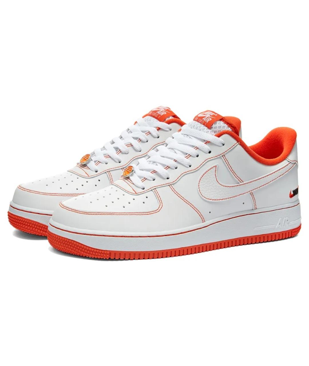 NIKE Белые кожаные низкие кроссовки / кеды, фото 3