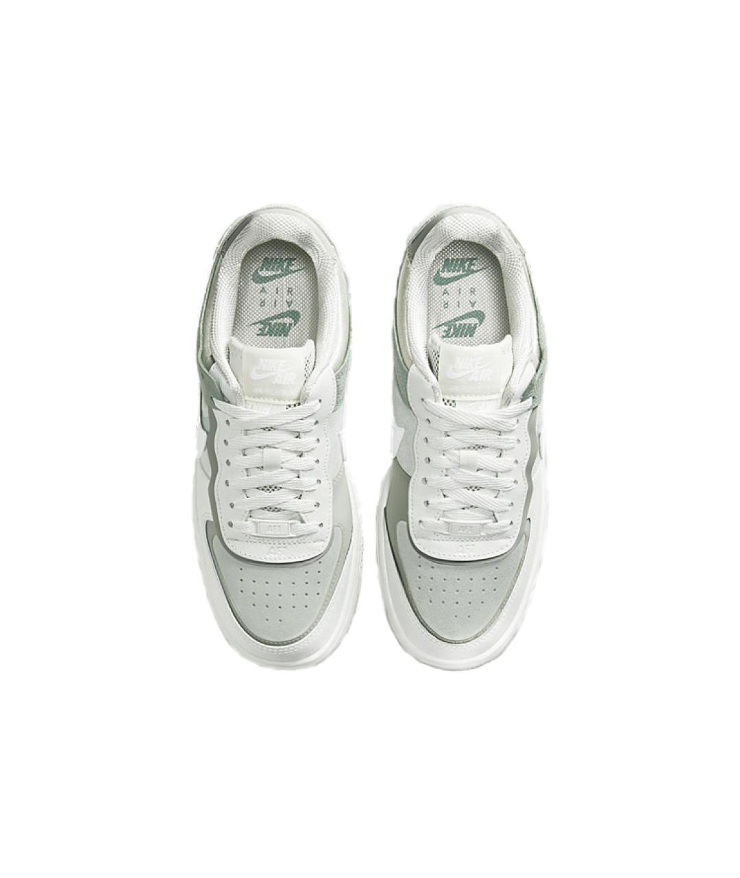 NIKE Белые кожаные кроссовки, фото 5