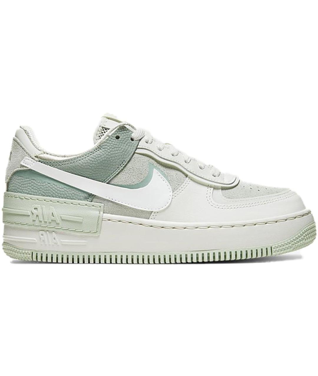 NIKE Белые кожаные кроссовки, фото 1