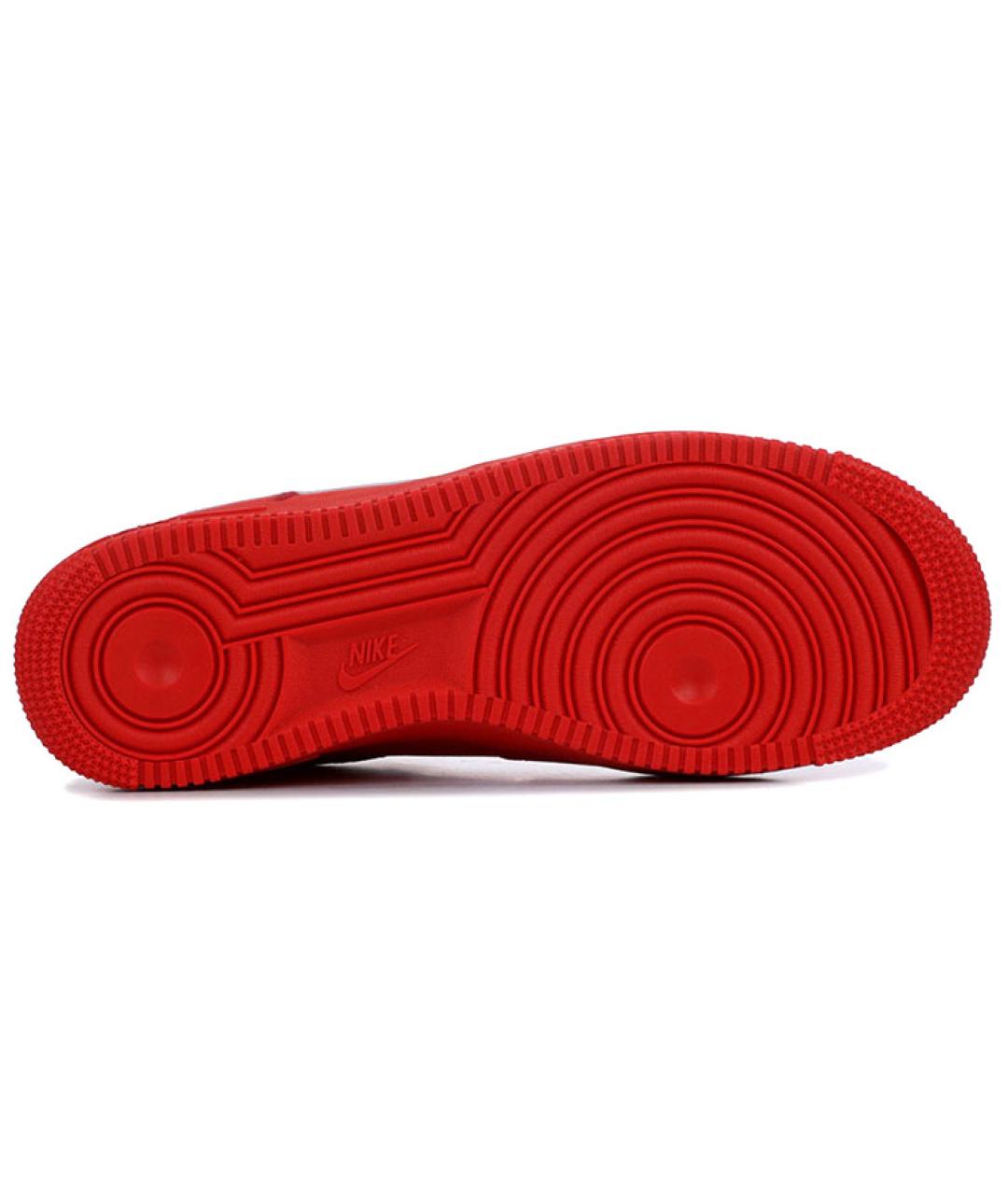 NIKE Красные кожаные кроссовки, фото 6