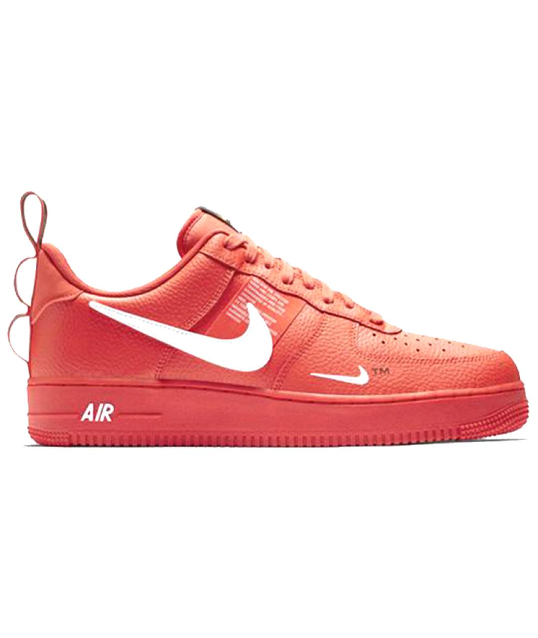 NIKE Красные кожаные кроссовки, фото 3