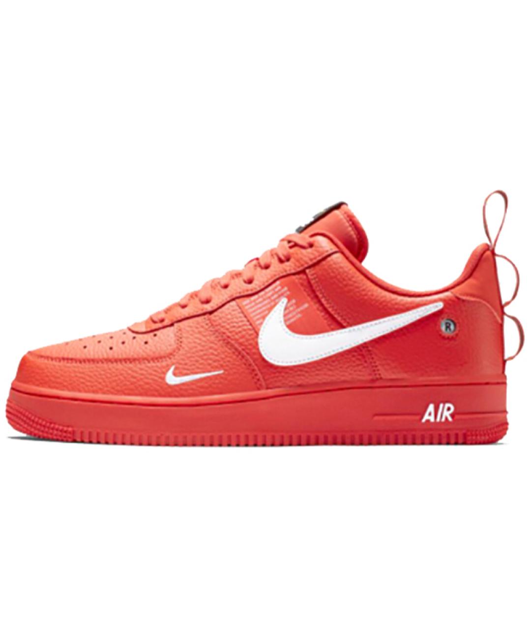 NIKE Красные кожаные кроссовки, фото 2