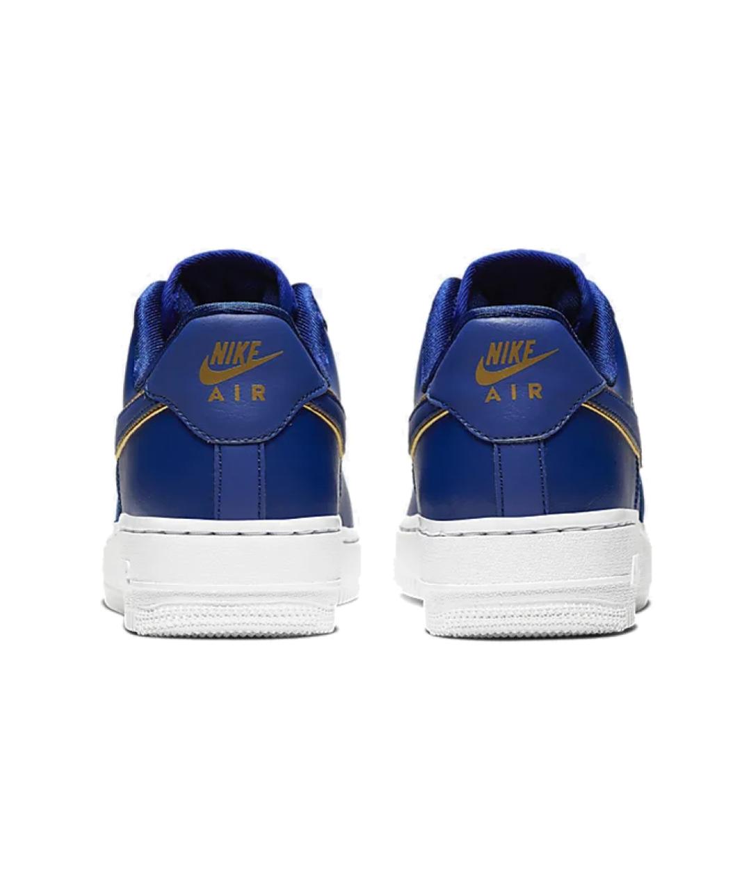 NIKE Синие кожаные кроссовки, фото 5