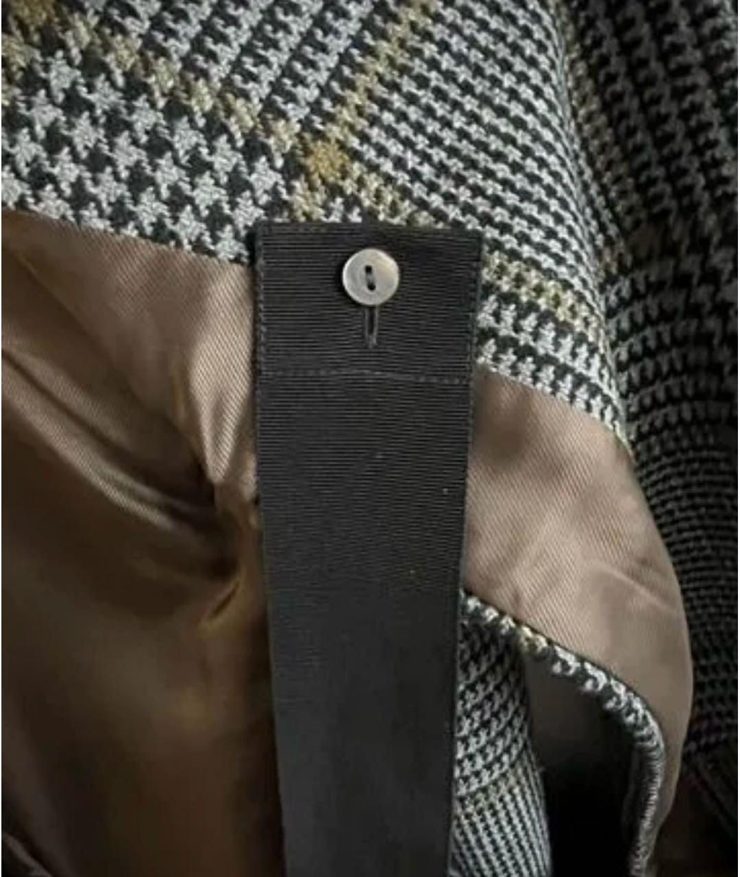 GUCCI Мульти шерстяной жакет/пиджак, фото 6