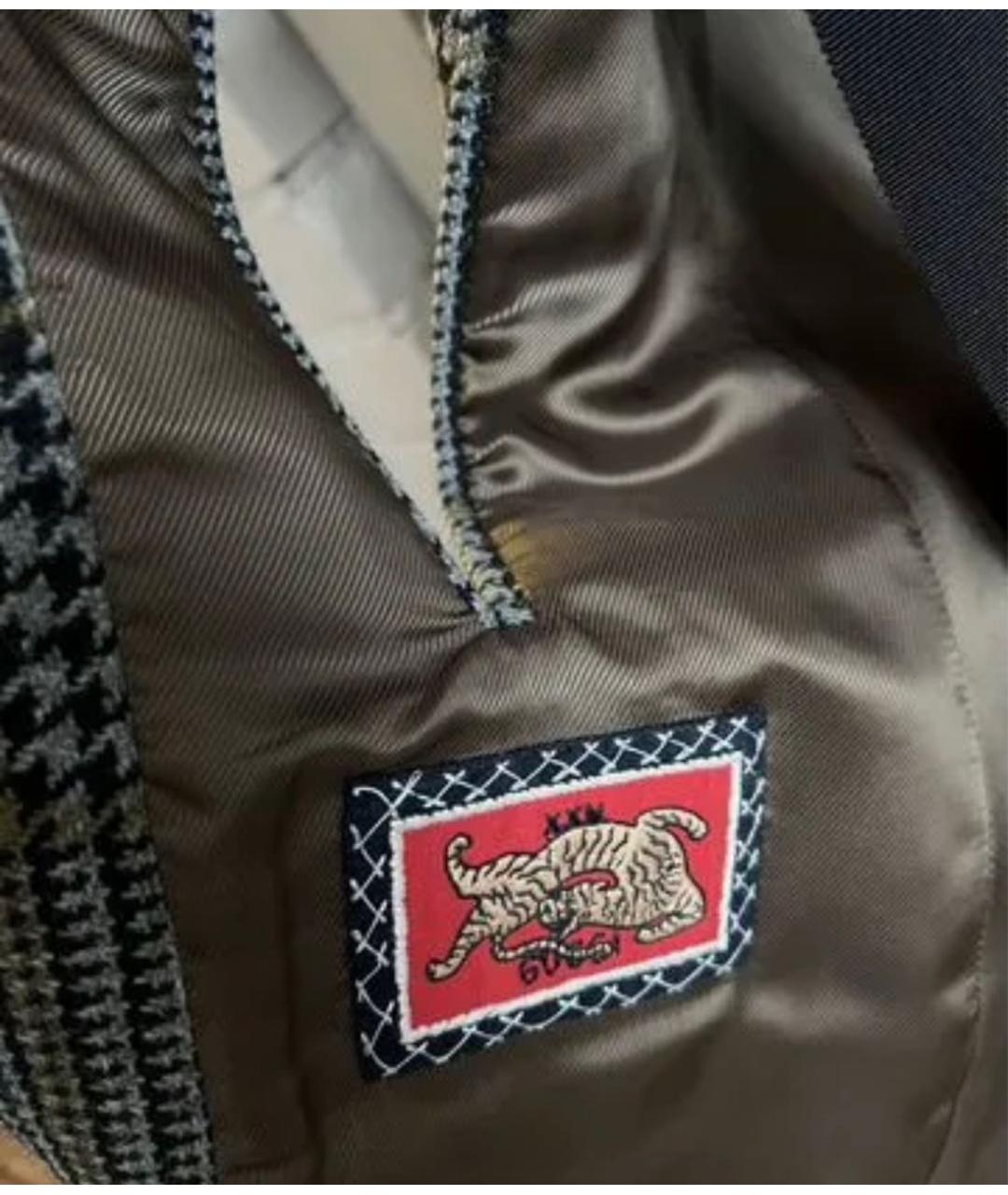 GUCCI Мульти шерстяной жакет/пиджак, фото 7