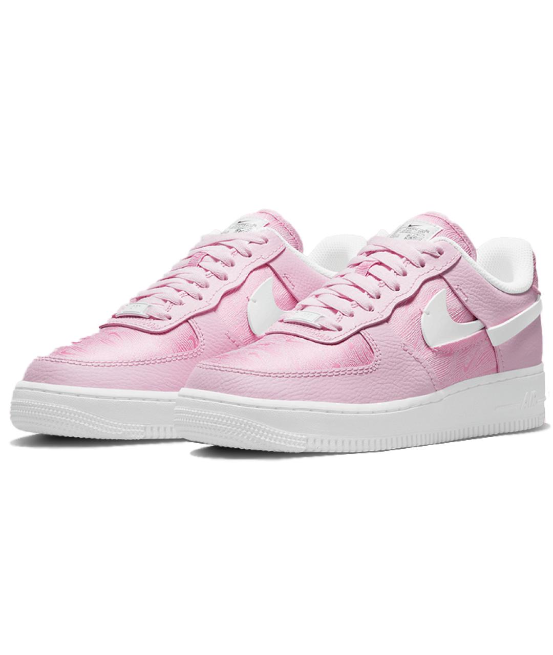 NIKE Розовые кожаные кроссовки, фото 4