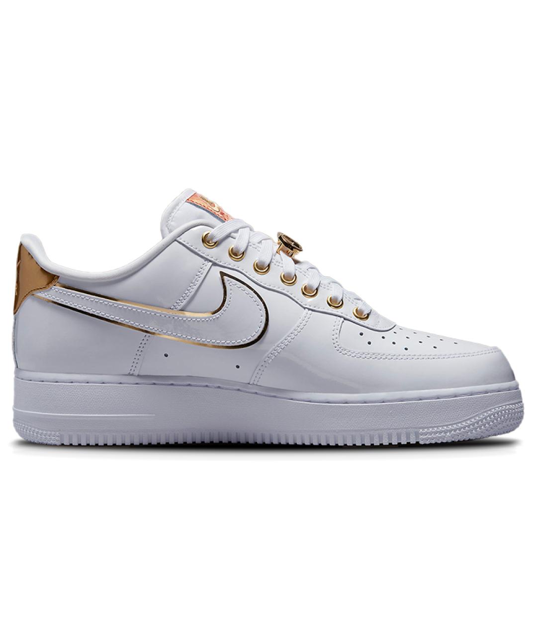 NIKE Белые кожаные низкие кроссовки / кеды, фото 3