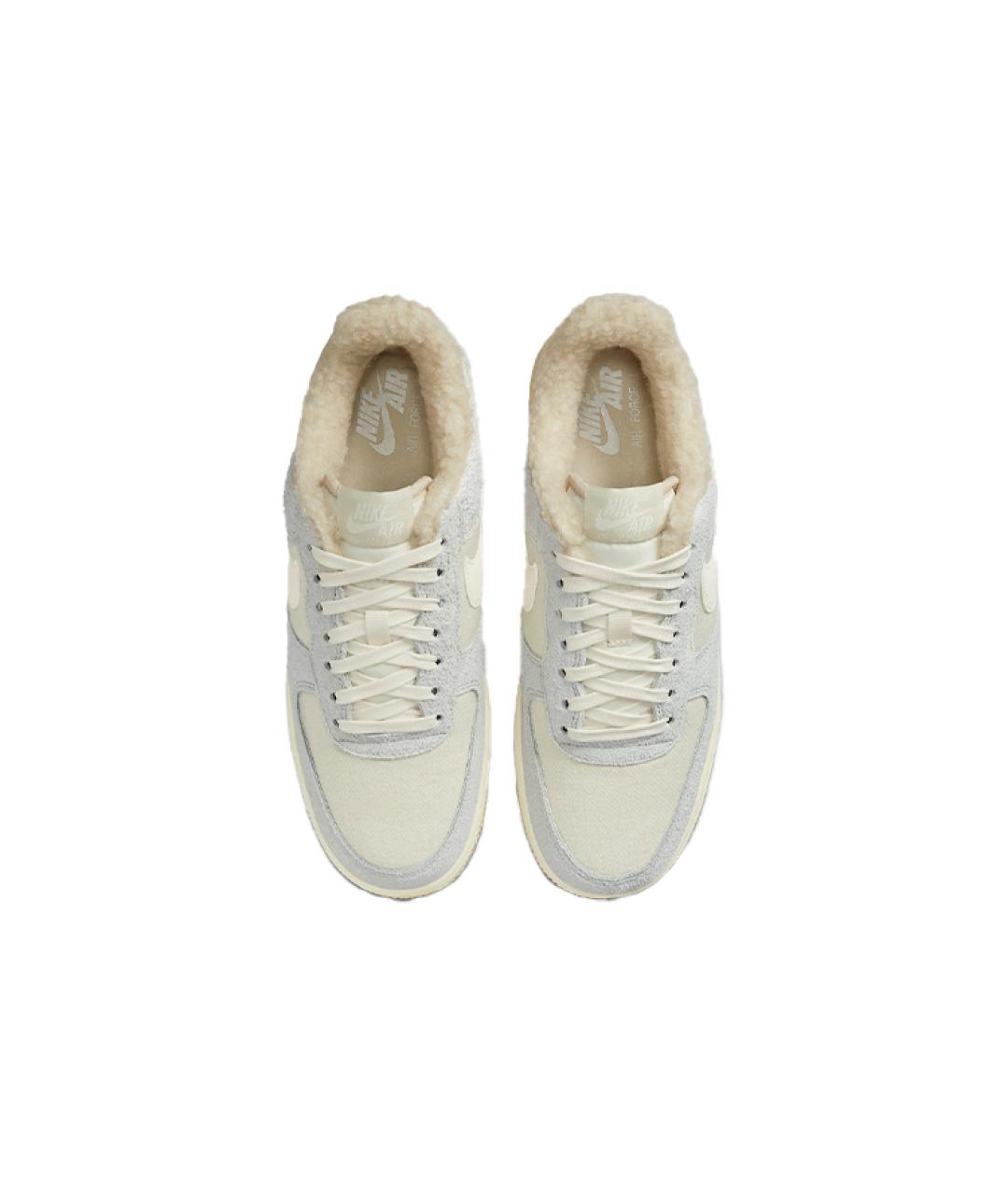 NIKE Бежевые замшевые кроссовки, фото 5