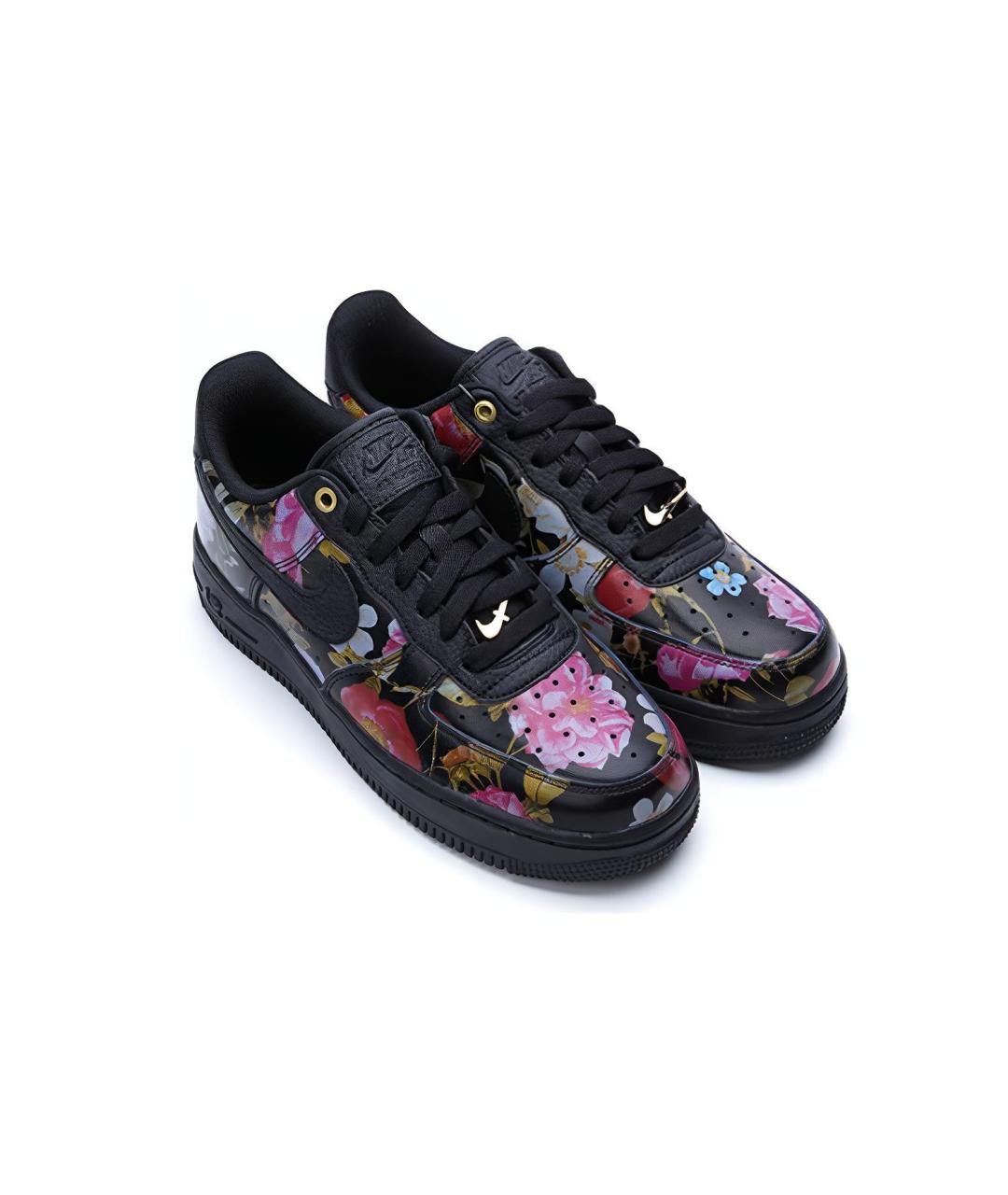 NIKE Черные кожаные кроссовки, фото 5