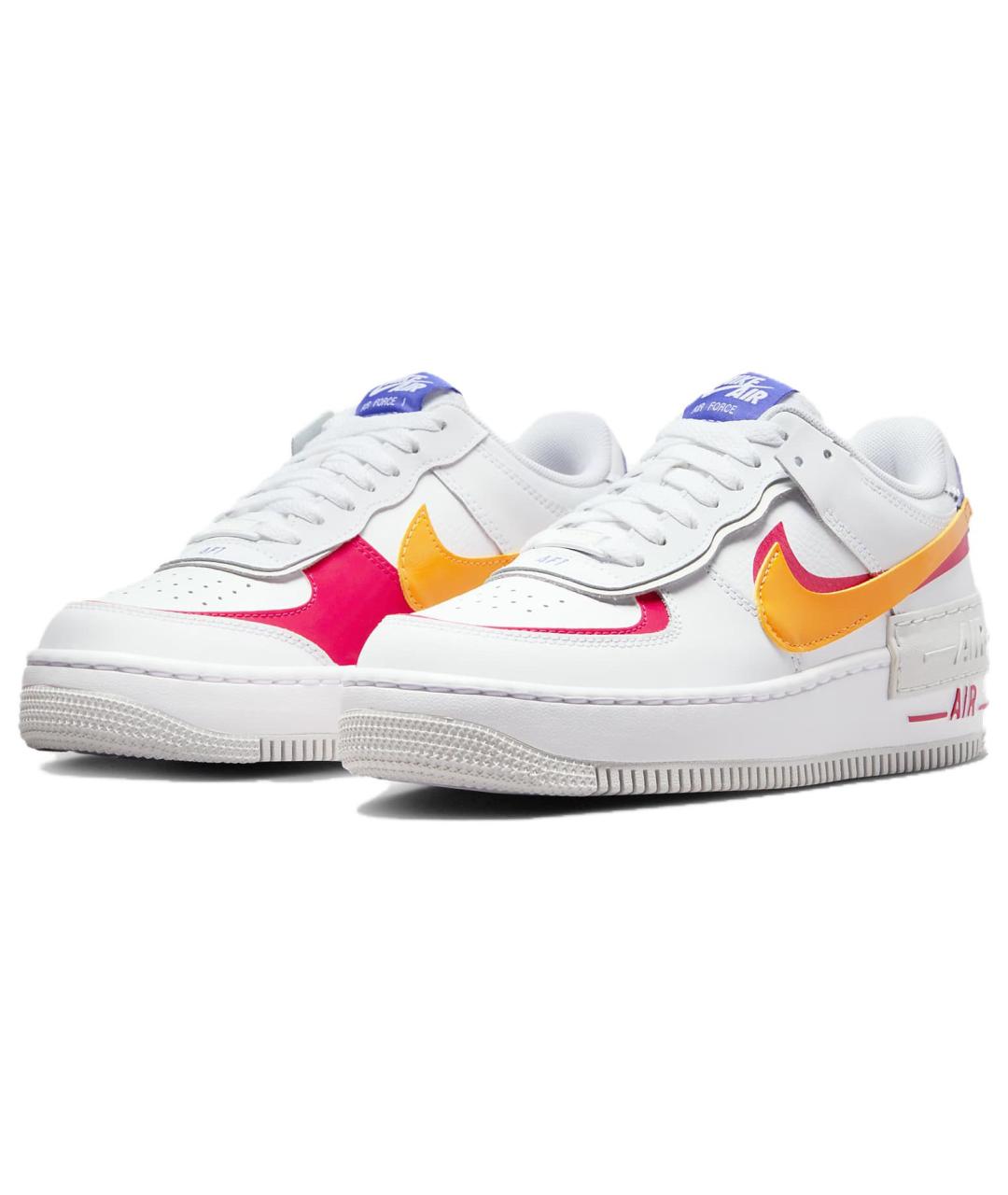 NIKE Белые кожаные кроссовки, фото 4