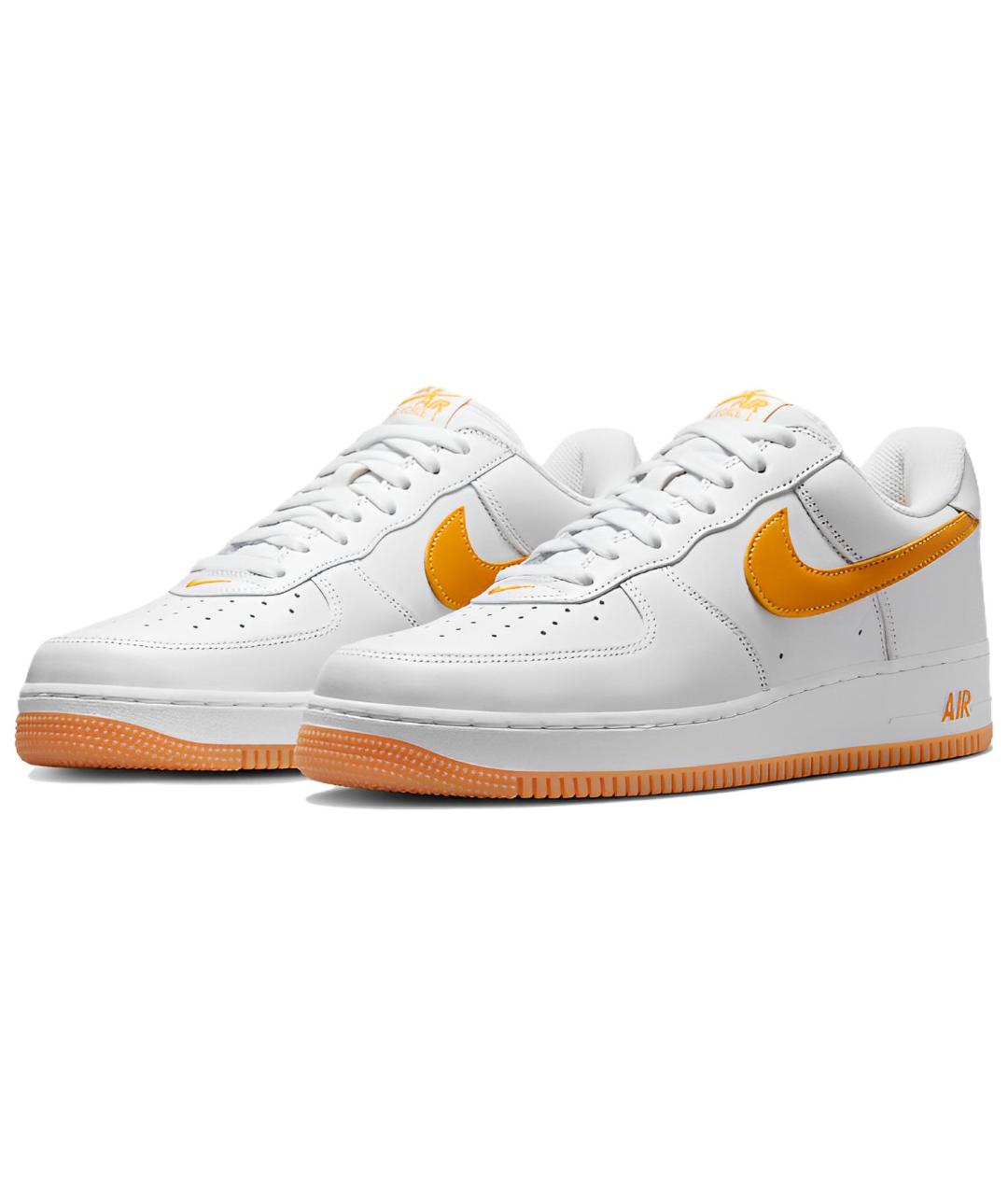 NIKE Белые кожаные кроссовки, фото 4