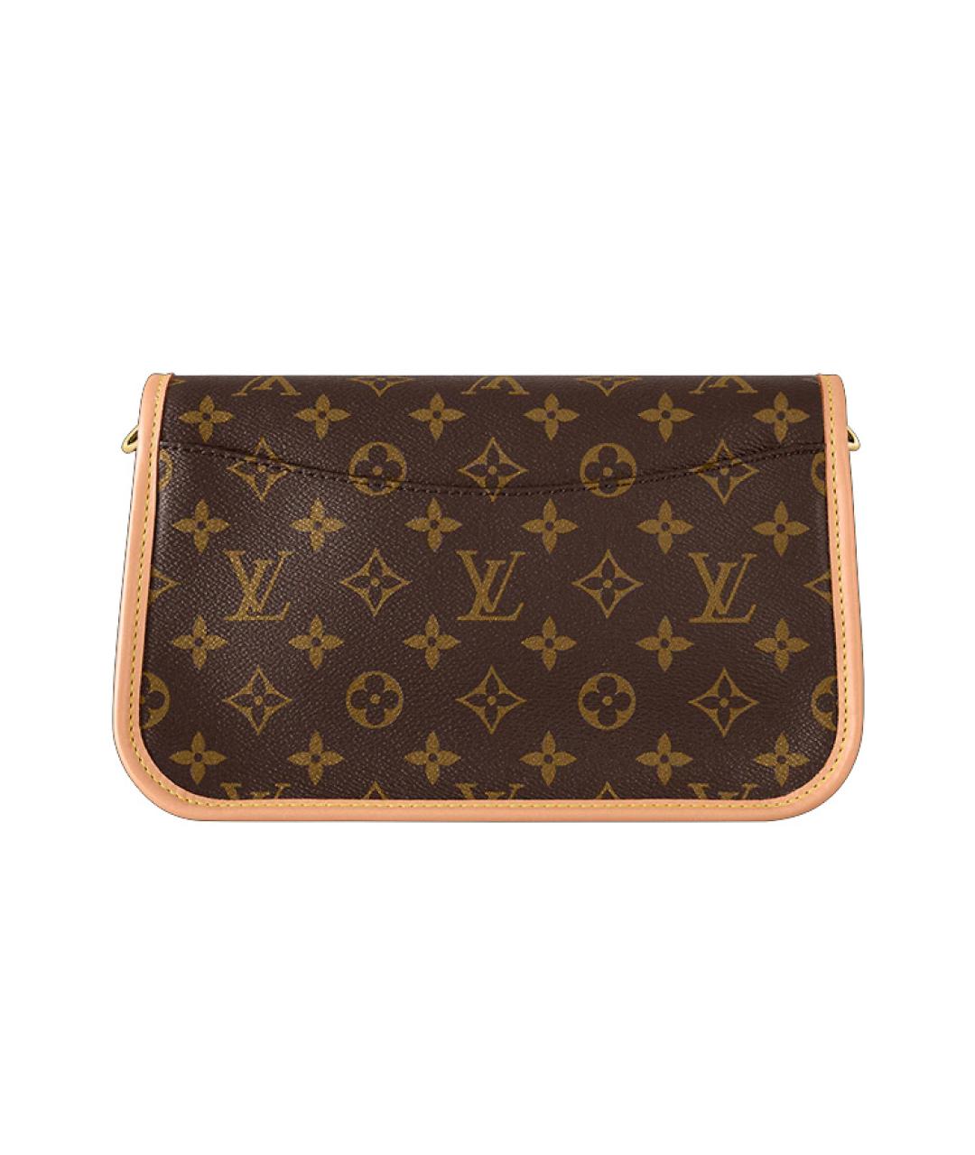 LOUIS VUITTON Коричневая сумка через плечо, фото 3