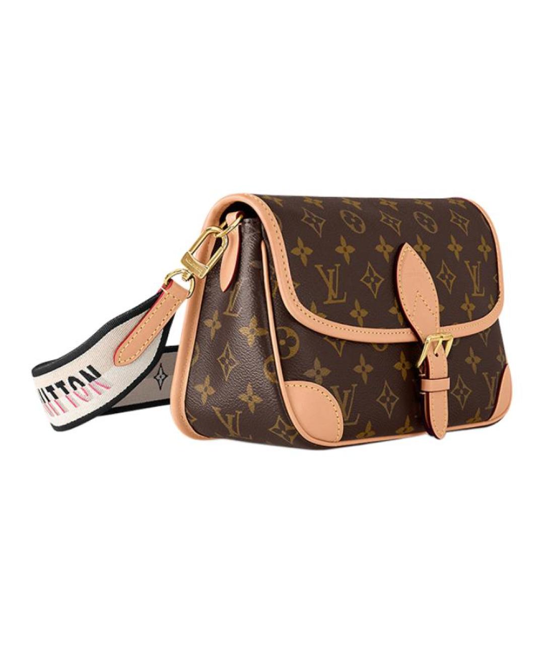 LOUIS VUITTON Коричневая сумка через плечо, фото 2