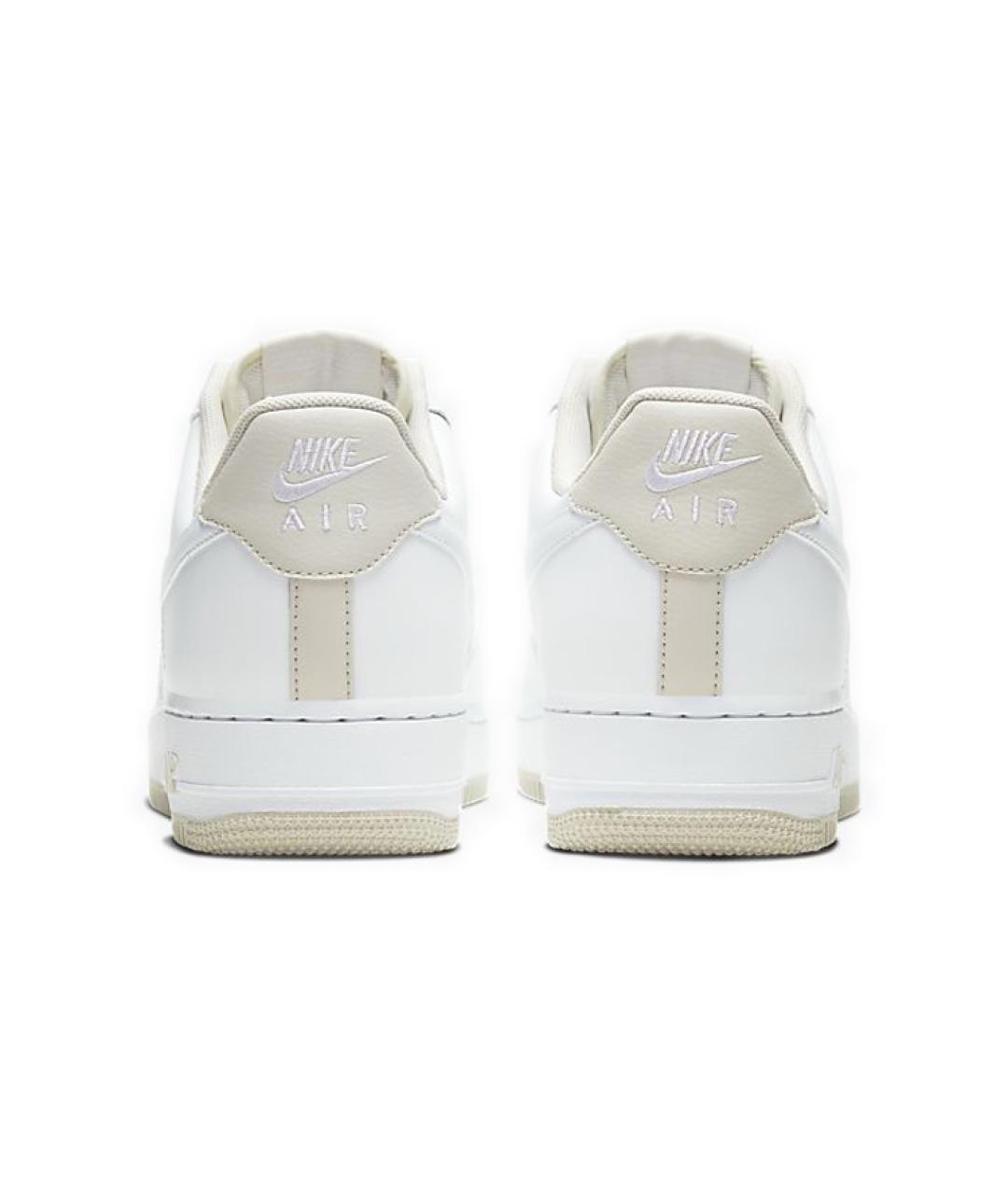 NIKE Белые кожаные низкие кроссовки / кеды, фото 6
