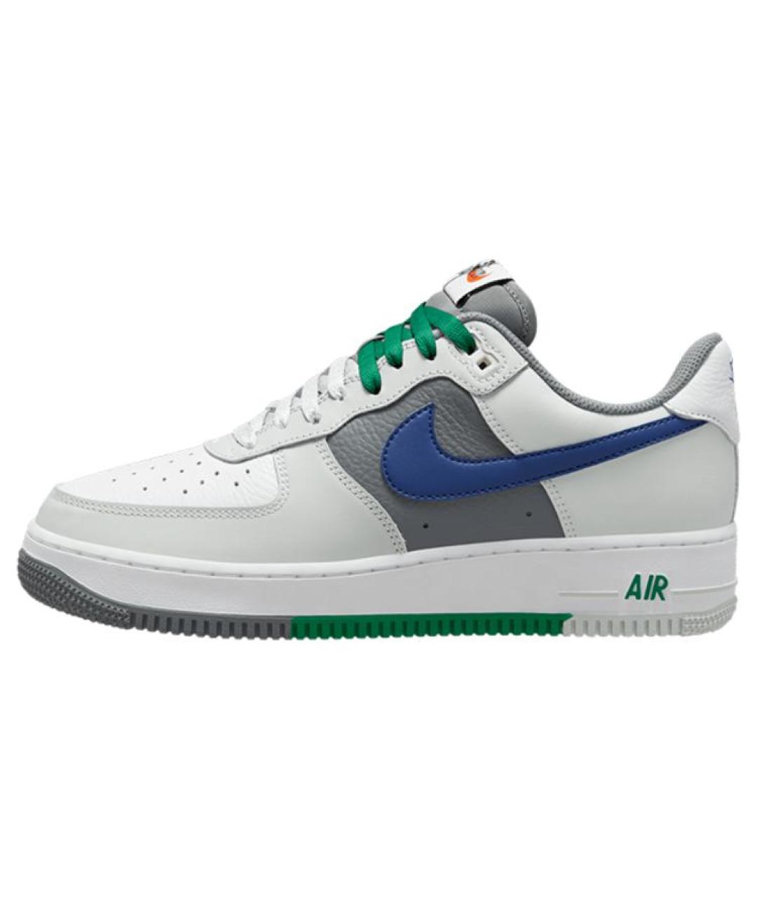 NIKE Белые кожаные низкие кроссовки / кеды, фото 2