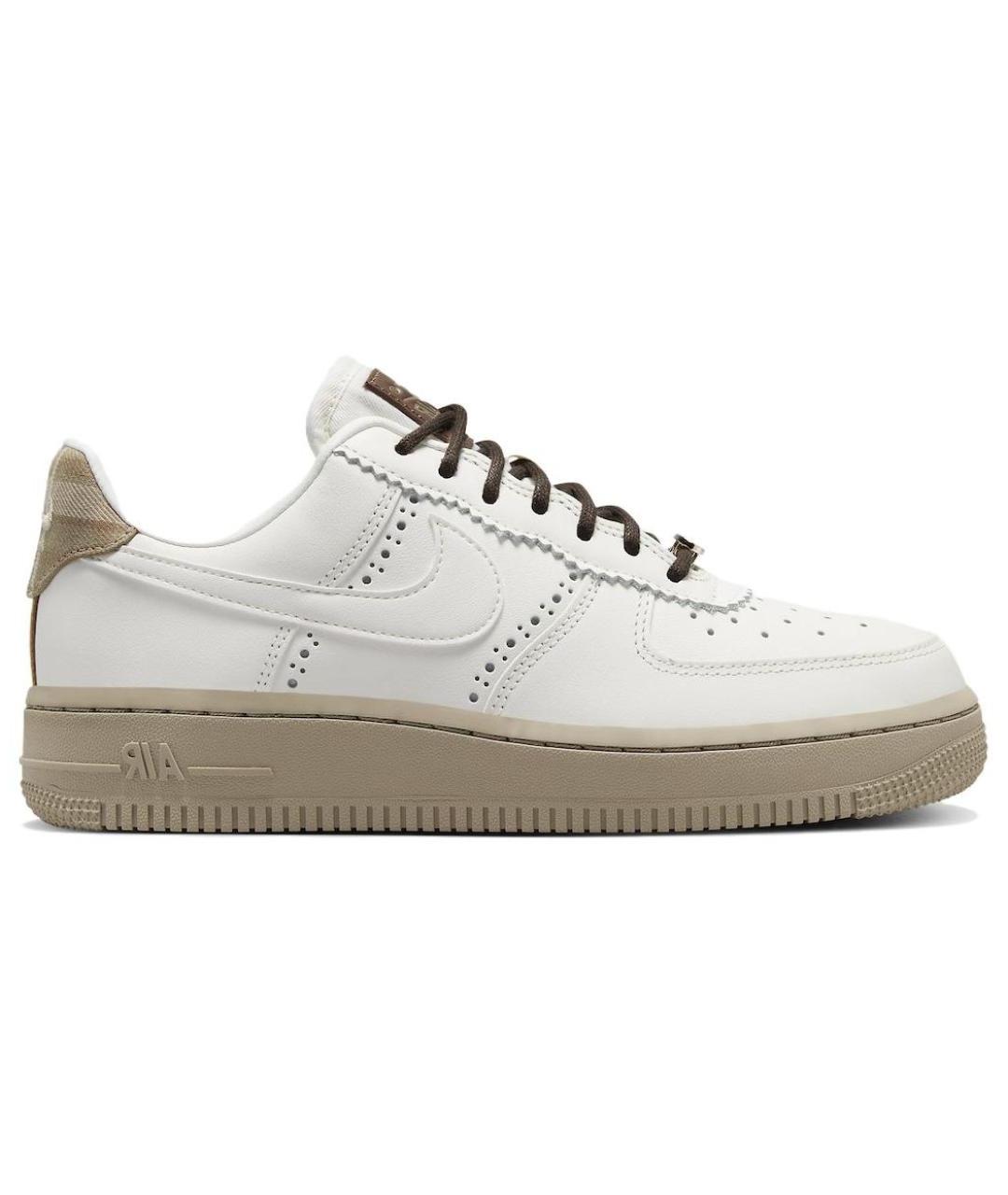 NIKE Белые кожаные кроссовки, фото 1