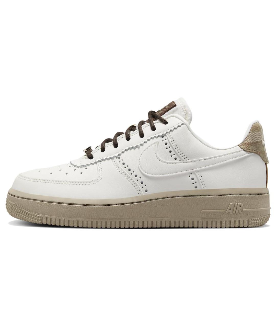 NIKE Белые кожаные кроссовки, фото 3