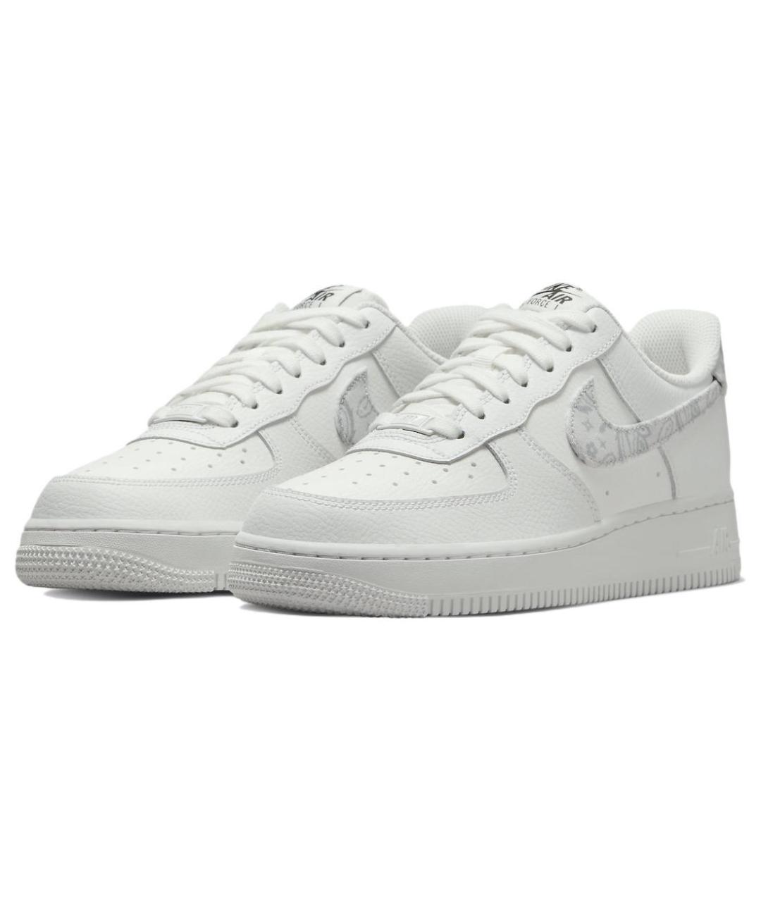 NIKE Белые кожаные кроссовки, фото 4