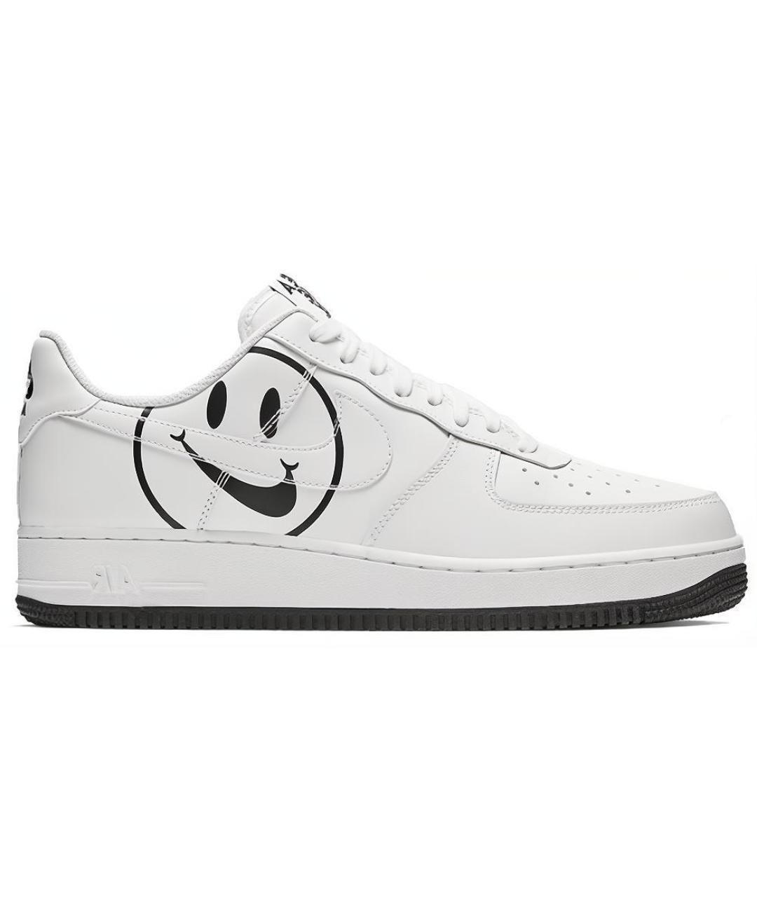 NIKE Белые кожаные кроссовки, фото 1