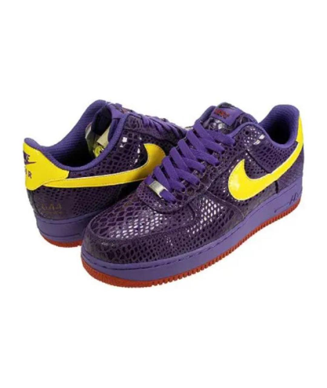 NIKE Фиолетовые низкие кроссовки / кеды, фото 3