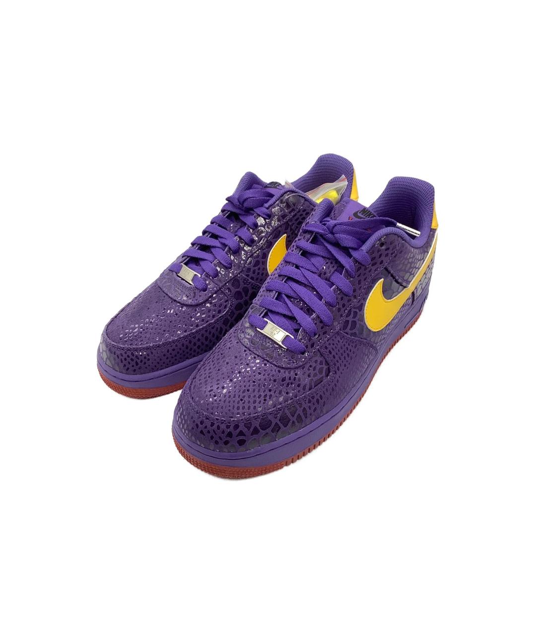 NIKE Фиолетовые низкие кроссовки / кеды, фото 4