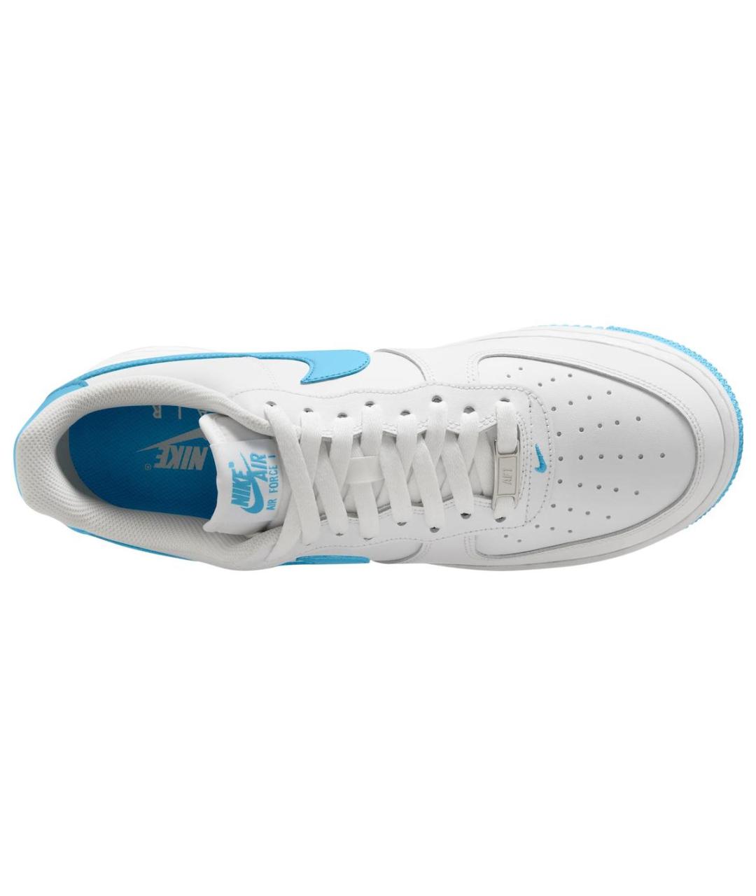 NIKE Белые кожаные низкие кроссовки / кеды, фото 4