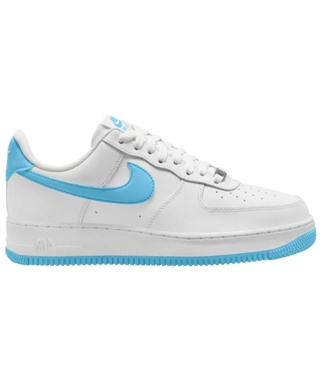 NIKE Белые кожаные низкие кроссовки / кеды, фото 1