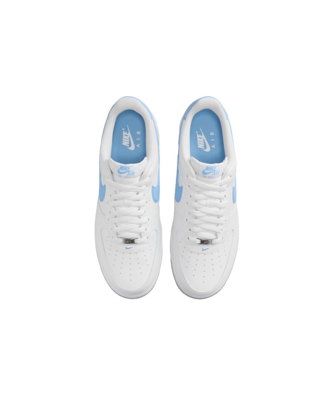NIKE Белые кожаные низкие кроссовки / кеды, фото 5