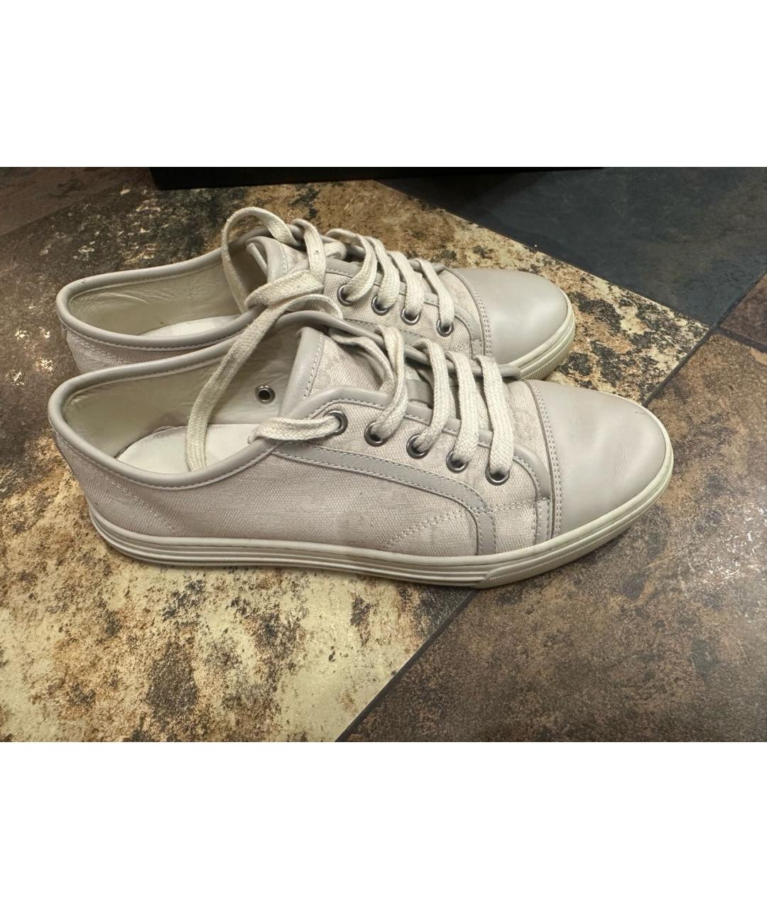 GUCCI Бежевые лоферы, фото 6