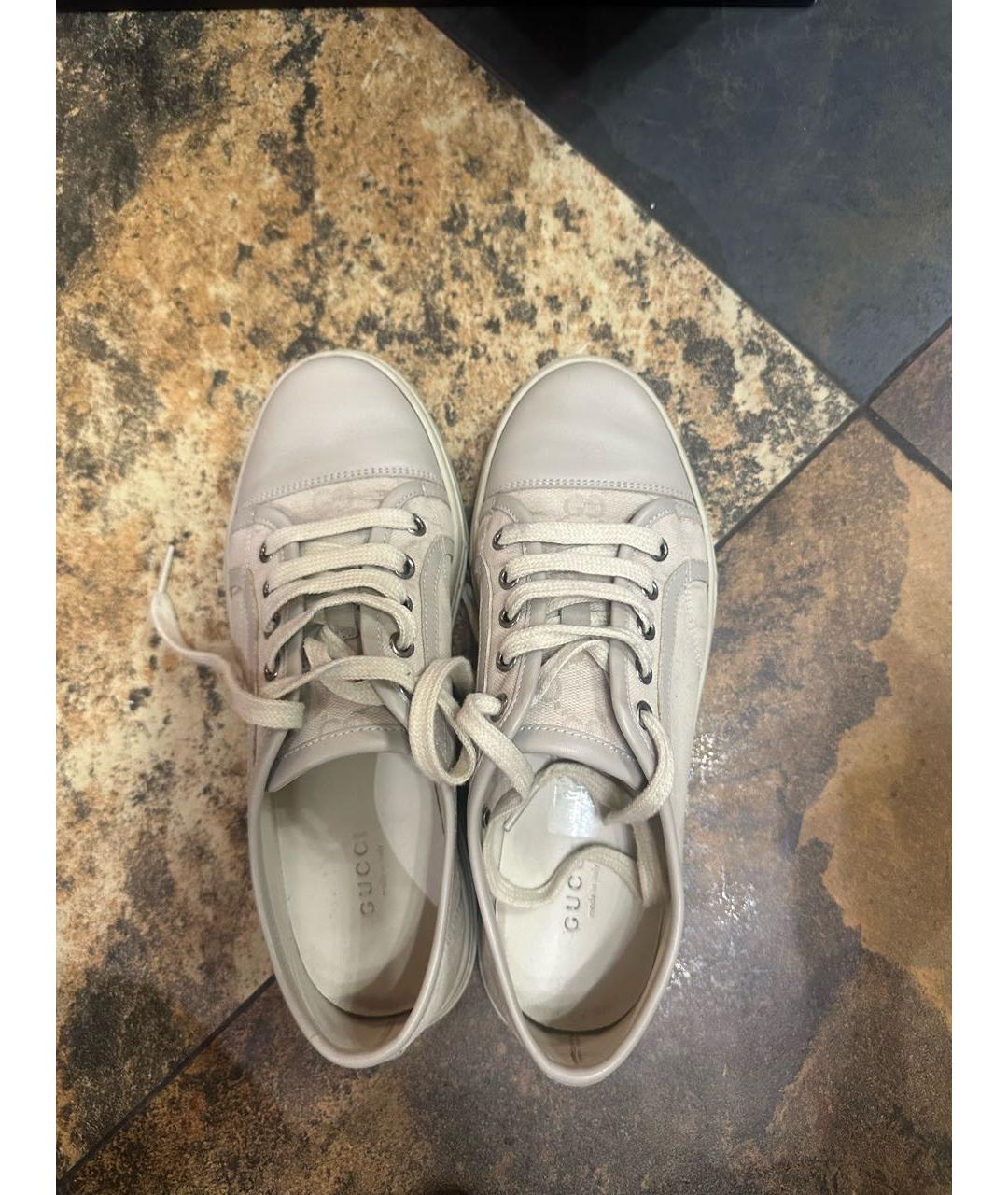 GUCCI Бежевые лоферы, фото 3