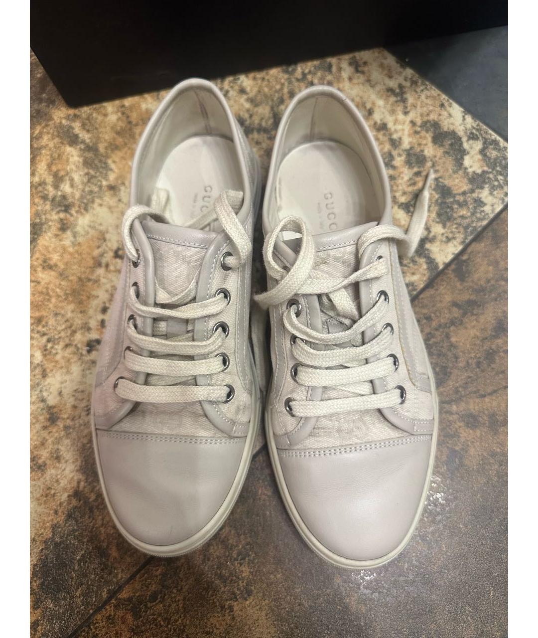 GUCCI Бежевые лоферы, фото 5