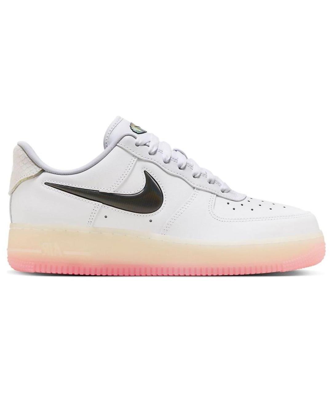 NIKE Белые кожаные кроссовки, фото 1